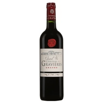 *5L* Château Des Gravières Graves Rouge  2015 + Kist